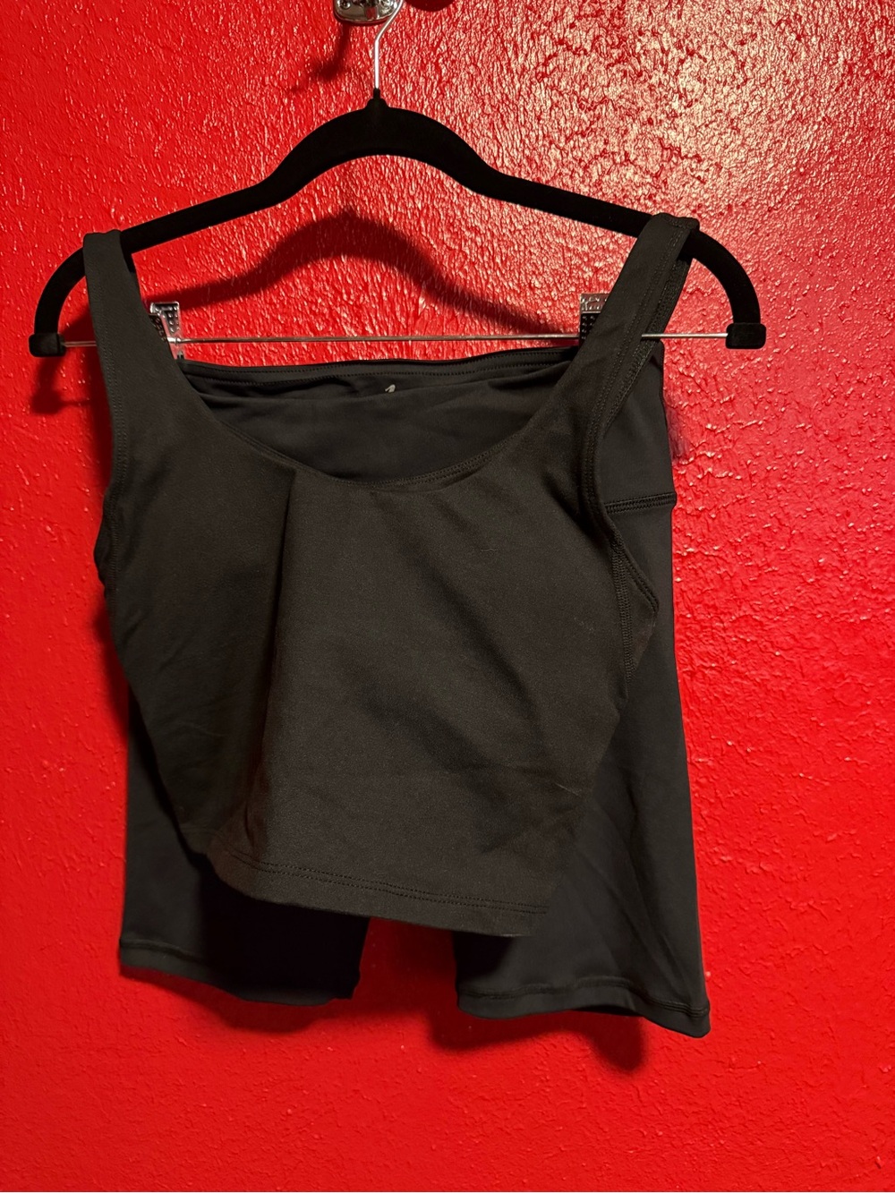 201. Preloved yummy and trendy Black Sports Bra and biker shorts set